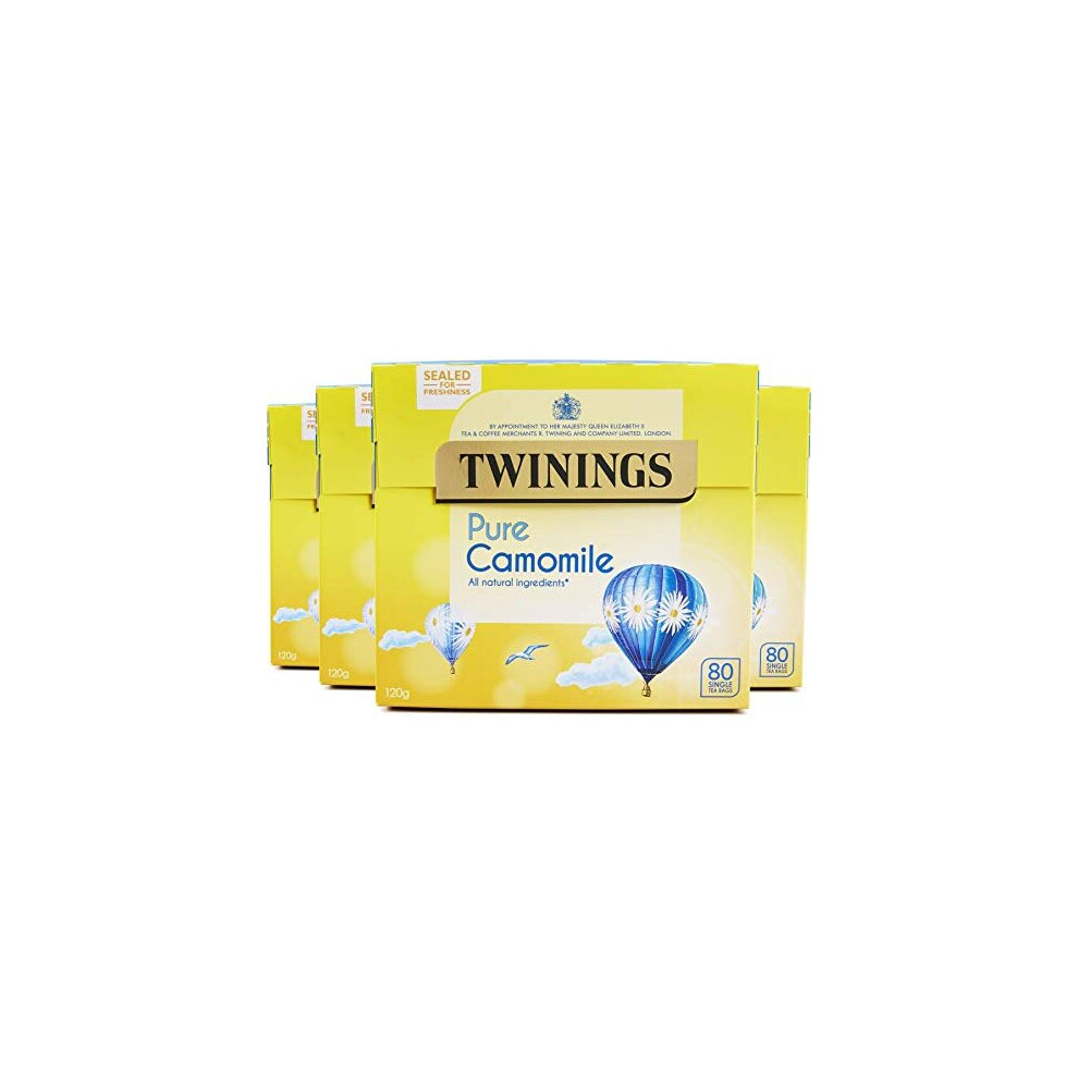 Pure Camomile, 320 Tea Bags (Multipack of 4 x 80 Bags)