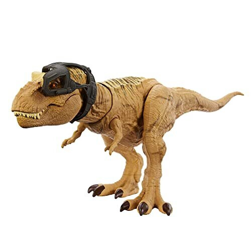 Jurassic World Tyrannosaurus T Rex Dinosaur Toy with Sound, Hunt Chomp Action Figure, Double Chomp Motion and Tracking Gear, Digital Play, HNT62