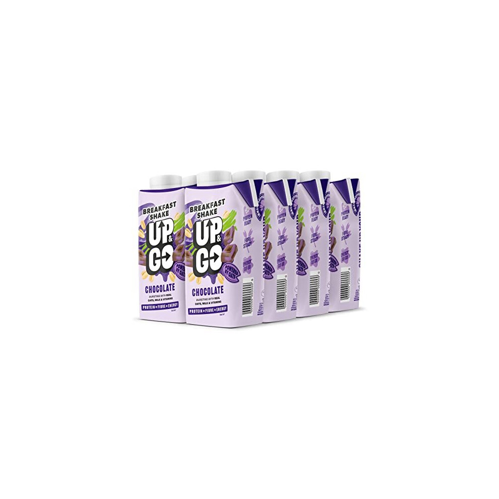 Up&Go Up & Go Breakfast Drink - Chocolate, High Protein, Calcium & Fibre (330Ml X 8 Bottles)