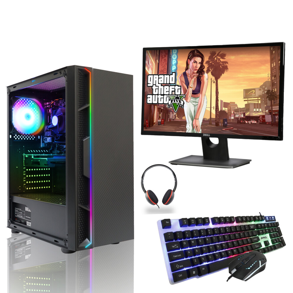 Gaming PC Bundle Intel Core i5 8GB RAM 1TB HDD NVIDIA GTX 1650 Win 10-image-OPC-PB6V8QJ-REFURBISHED