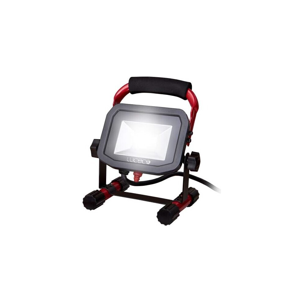 Luceco Slimline Portable Work Light 1800 Lumens LED Neutral White