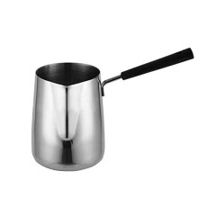 Induction-Safe Non-Stick Stainless Steel Milk Pan Coffee Maker, Small Milk Pot Tea Coffee Boiling Pot (600ML)