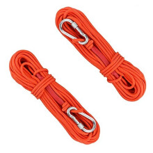 2 pcs Multi-functional Nylon Rope,Floating Rope/Anchor Mooring Rope, Safety Lock for Climbing, Hiking, Boating, Sporting, Tent Canopy,6 mm(20 Meters)