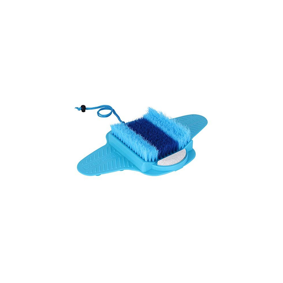 Ifsecond Foot Scrubber Brush, Massage Shower Floor Foot Cleaner With Pumice Bristles Exfoliating Dead Skin Foot Spa Anti-Slip Suction Cups