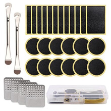 Bike Tire Repair Kit -Bike Repair kit 30 in 1 Include Stainless Steel Bike Tire Lever and Glueless Patches and Metal Rasp for Puncture Repair Tool