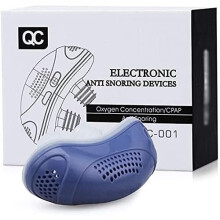 Anti Snoring Electronic Device Mini Anti-Snoring Electronic Device for Sleep Apnea Stops Snoring Help Stop,White