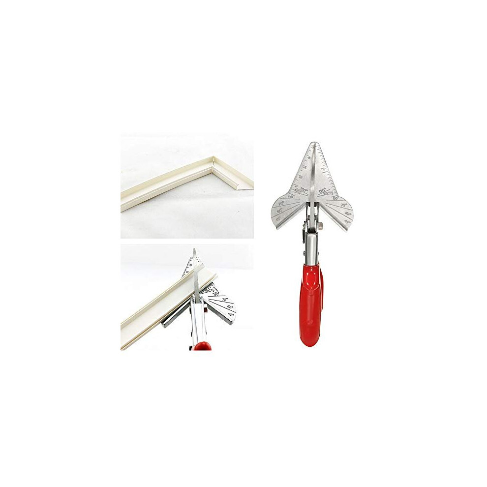 Adjustable Moulding Mitre Shear Cutter - Bentrance Multi Angle Trim Scissors Multifunctional Trunking Shears With Safety Lock 7659481759766