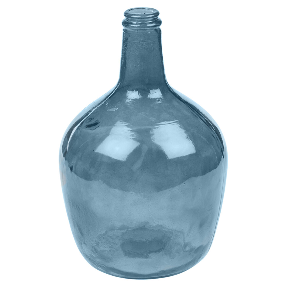 (4L Grey) 30/37cm 4L or 8L Recycled Glass Bottle Flower Vase