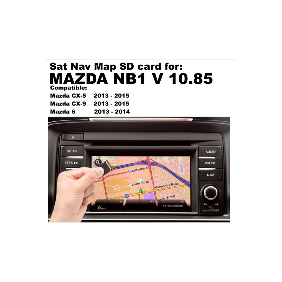 MAZDA NB1 SAT NAV SD CARD EUROPE CX-5, CX-9, 2,3,5,6,CX-3 - MAPS 2023