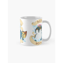 Dodogama Best Boi 11oz Ceramic Mug - Monster Hunter World, Funny Anniversary Coffee Mug, Novelty Christmas Gift