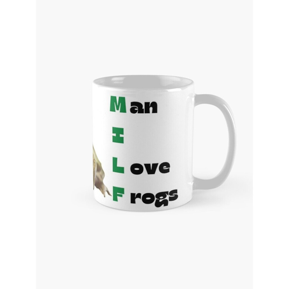 Mugs 11oz MILF. Man I Love Frogs Coffee Ceramic Mug Funny Anniversary Novelty Christmas Gift-image-OPC-PC9CN7S-NEW
