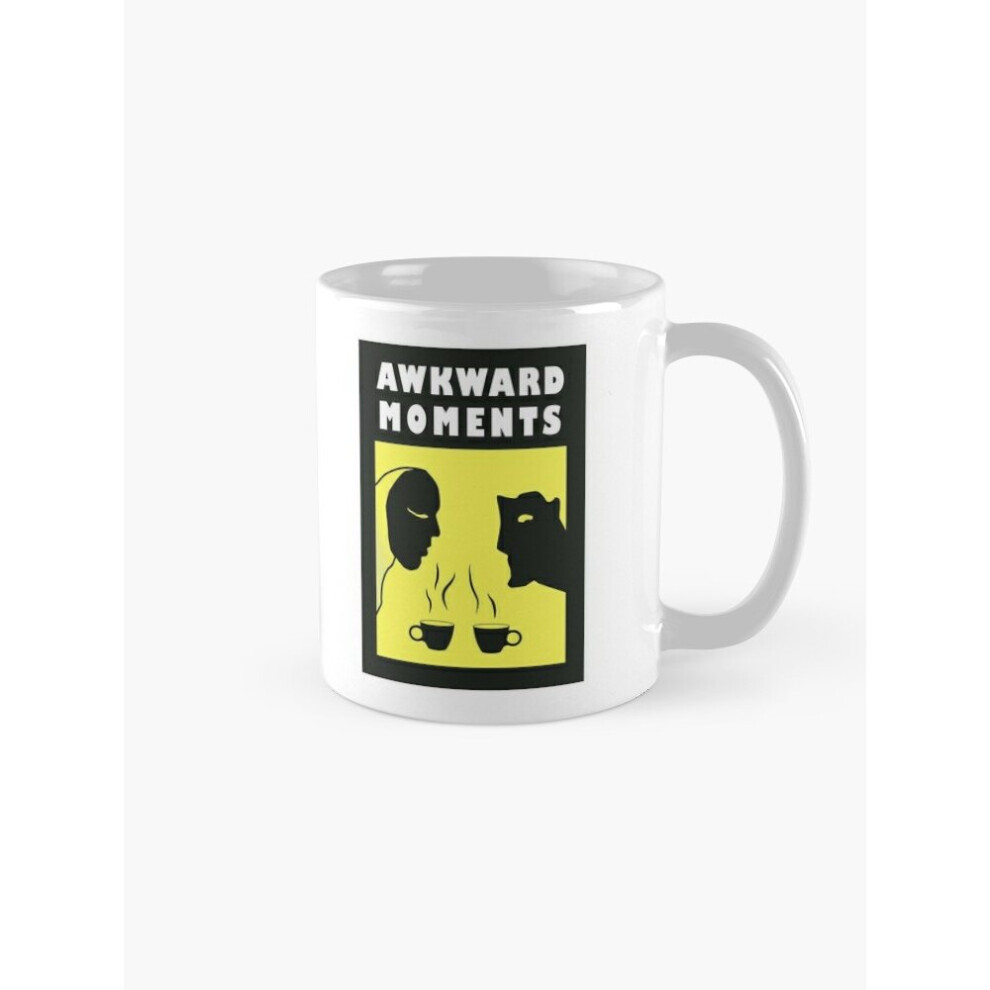 Mugs 11oz Awkward Moments Coffee Ceramic Mug Funny Anniversary Novelty Christmas Gift