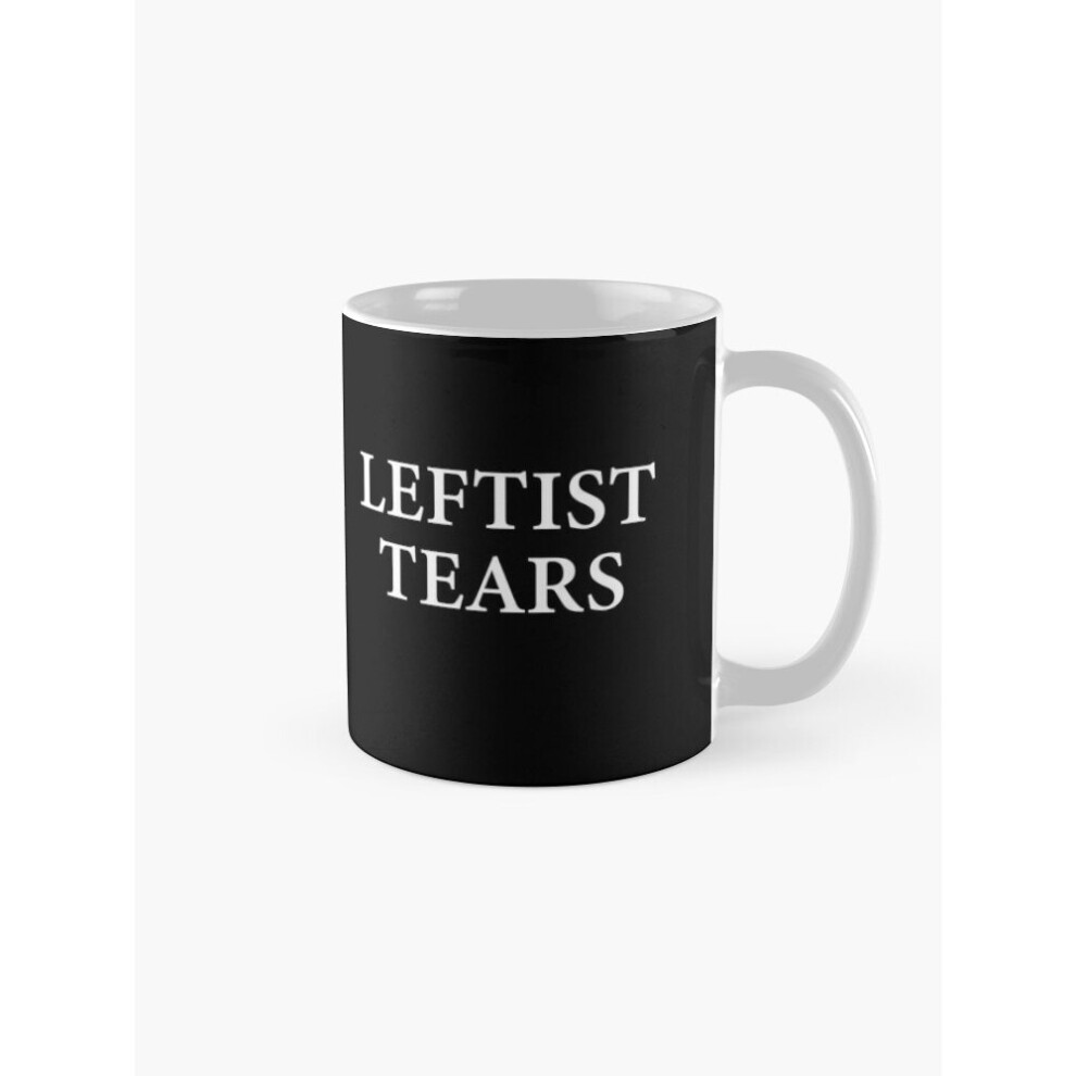 Mugs 11oz leftist tears Coffee Ceramic Mug Funny Anniversary Novelty Christmas Gift