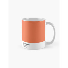 Mugs 11oz Pantone Coral Rose Coffee Ceramic Mug Funny Anniversary Novelty Christmas Gift