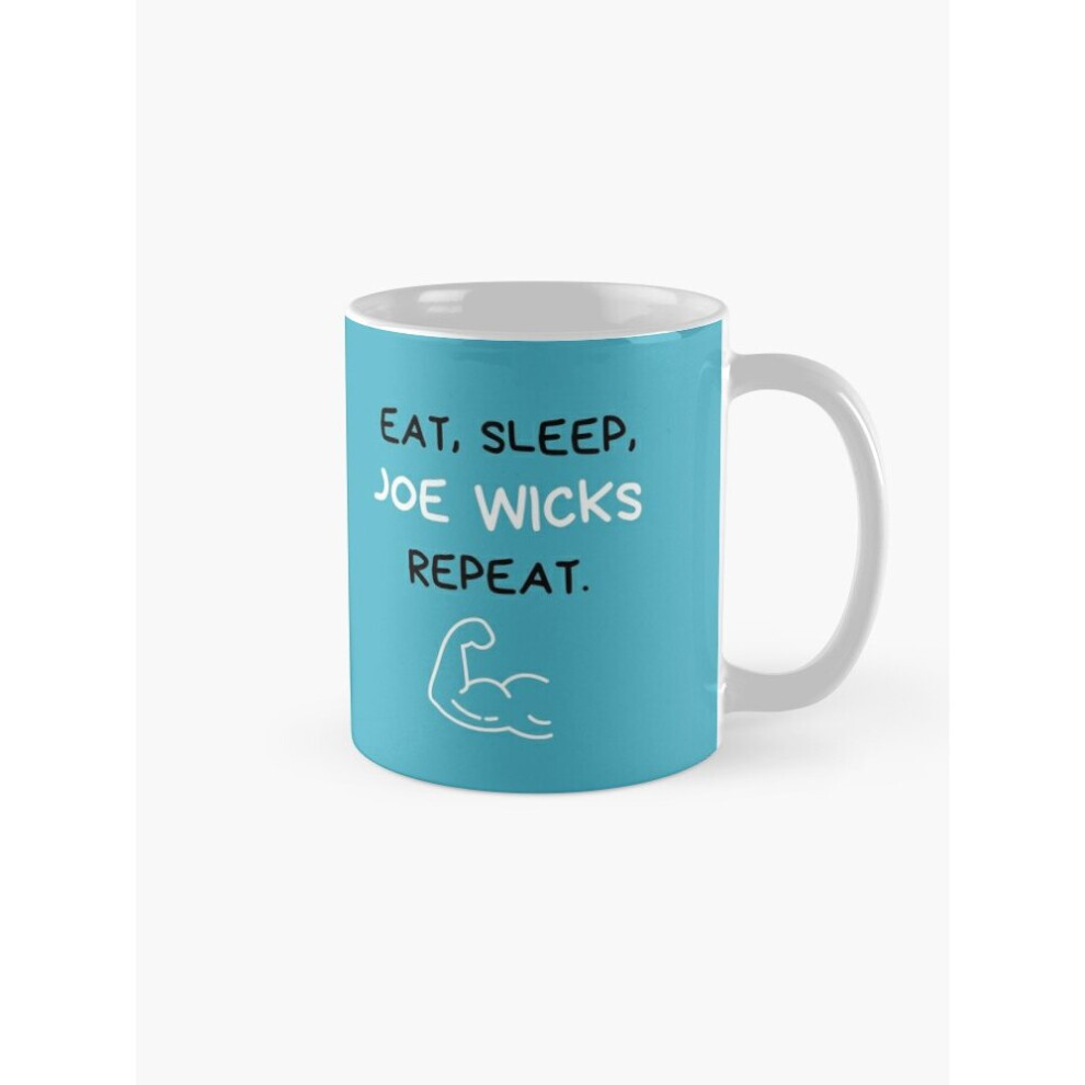 Mugs 11oz Eat, sleep, Joe Wicks, repeat  Coffee Ceramic Mug Funny Anniversary Novelty Christmas Gift