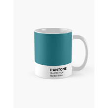 Mugs 11oz Pantone Harbor Blue Coffee Ceramic Mug Funny Anniversary Novelty Christmas Gift