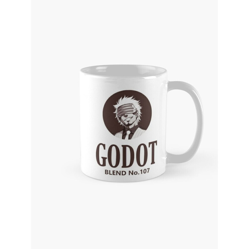 Mugs 11oz Godot - Blend No. 107 Coffee Ceramic Mug Funny Anniversary Novelty Christmas Gift