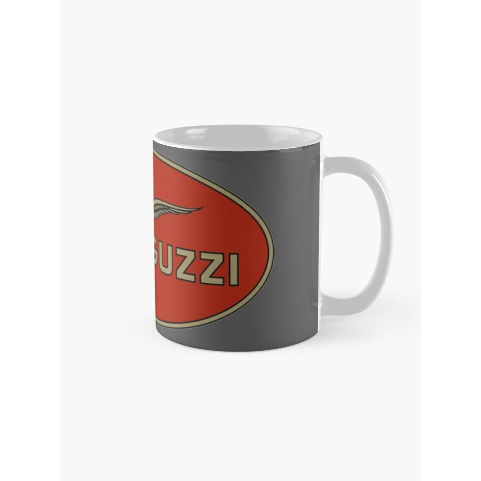 Mugs 11oz Moto Guzzi Retro Logo Coffee Ceramic Mug Funny Anniversary Novelty Christmas Gift