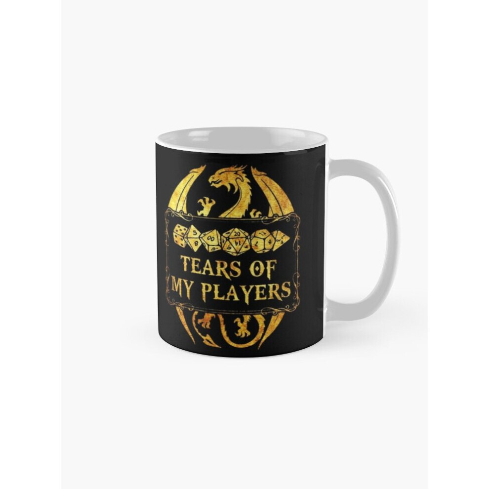 Mugs 11oz "The Tears Of My Players" Dungeon Master 2021 Coffee Ceramic Mug Funny Anniversary Novelty Christmas Gift