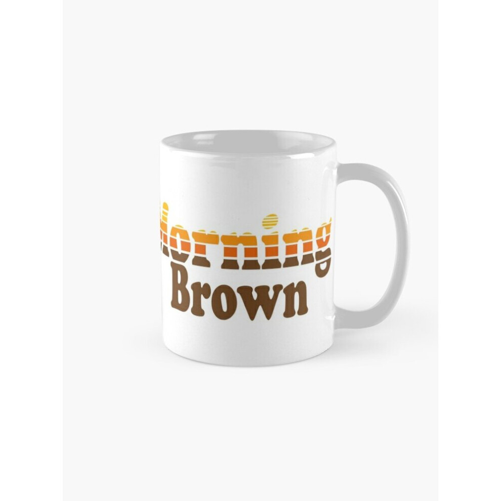Whibos Mugs 11Oz Aunty Donna Morning Coffee Ceramic Mug Funny Anniversary Novelty Christmas Gift Brown