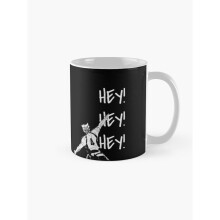 Mugs 11oz Haikyuu!,Bokuto, Fukudorani's Ace, Hey Hey Hey, White Text Coffee Ceramic Mug Funny Anniversary Novelty Christmas Gift