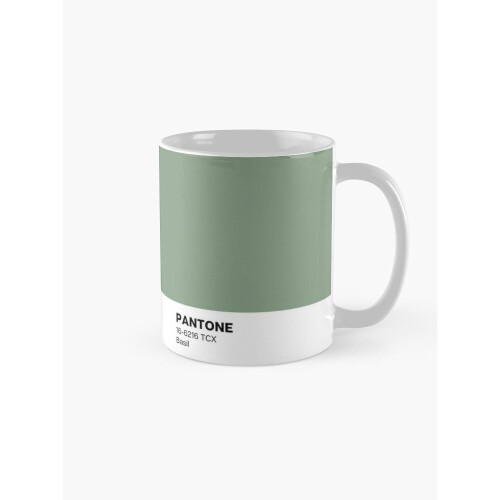 11oz Pantone Basil Ceramic Mug - Funny Anniversary and Christmas Gift