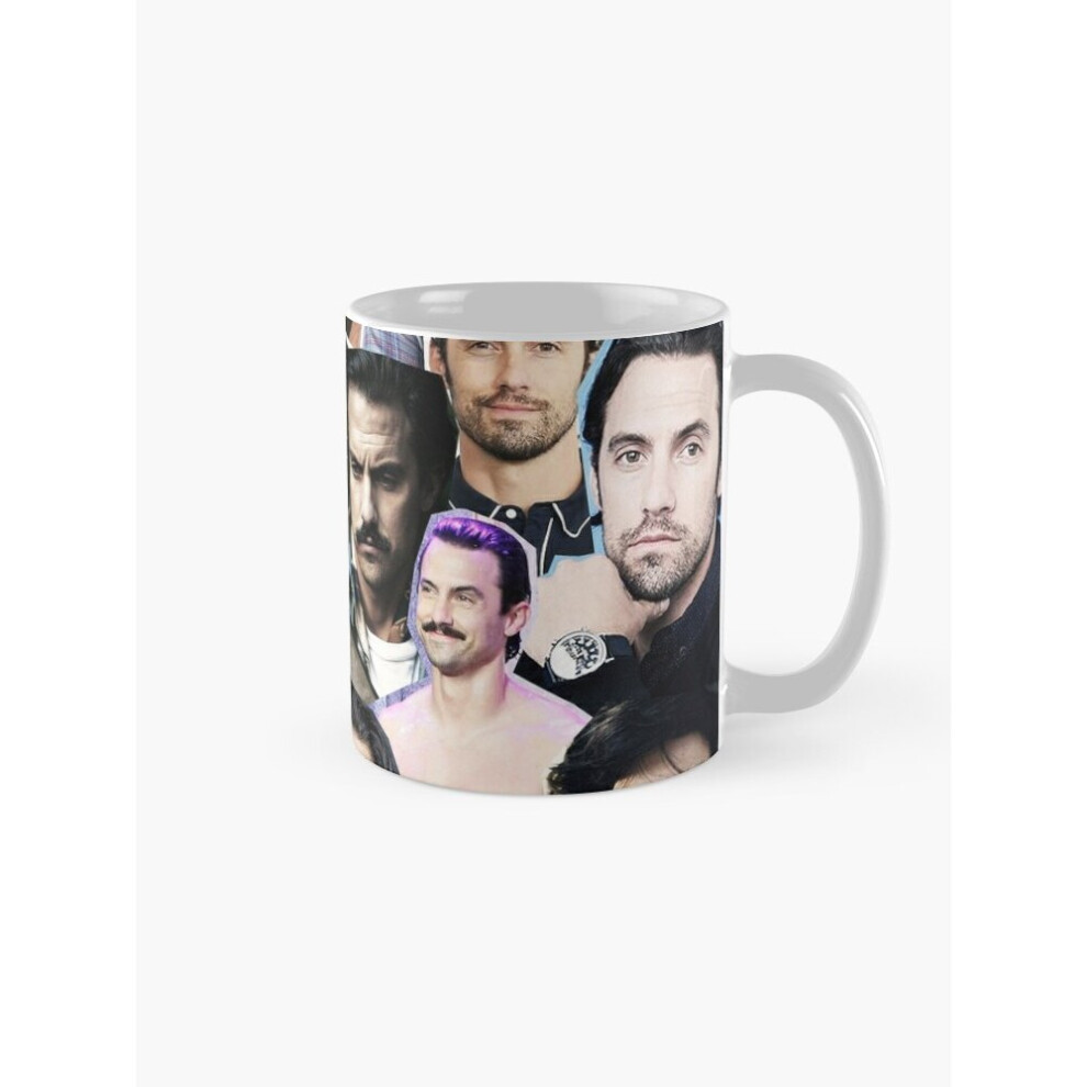 Mugs 11oz milo ventimiglia collage Coffee Ceramic Mug Funny Anniversary Novelty Christmas Gift
