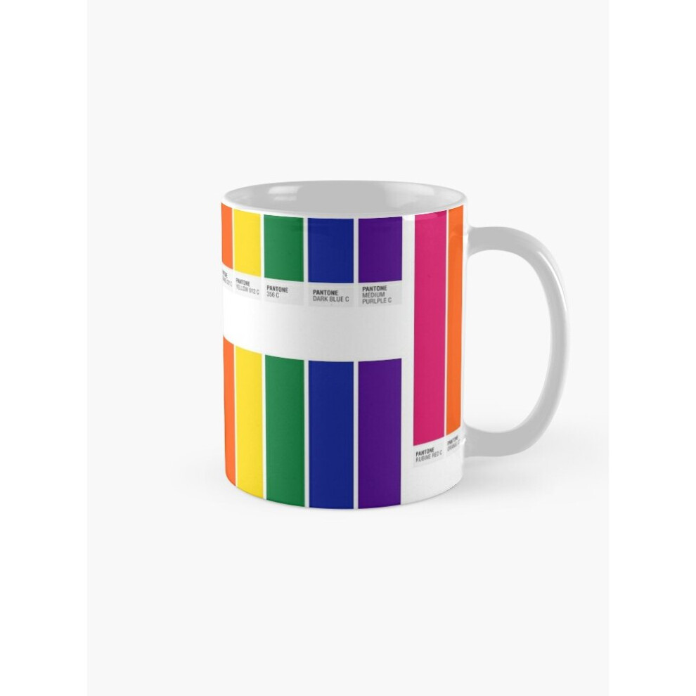 Mugs 11oz Pantone Pride Flag Coffee Ceramic Mug Funny Anniversary Novelty Christmas Gift-image-OPC-PC9CTHP-NEW