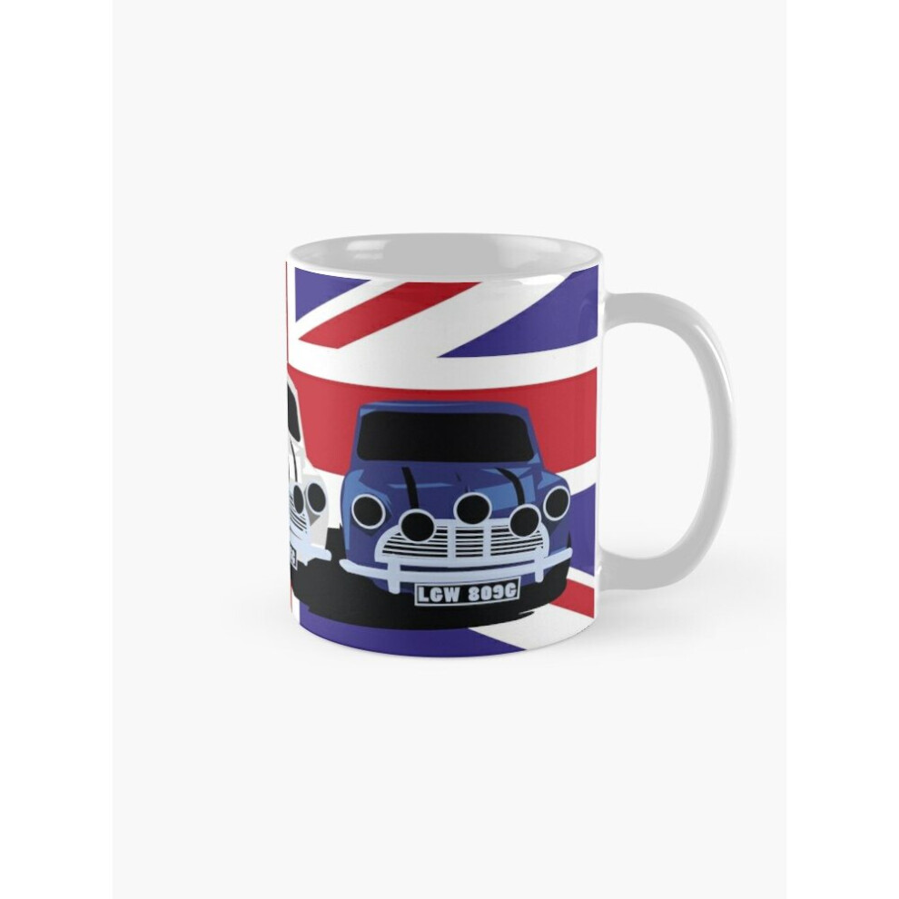 Mugs 11oz The Italian Job Minis Union Jack Graphic Coffee Ceramic Mug Funny Anniversary Novelty Christmas Gift