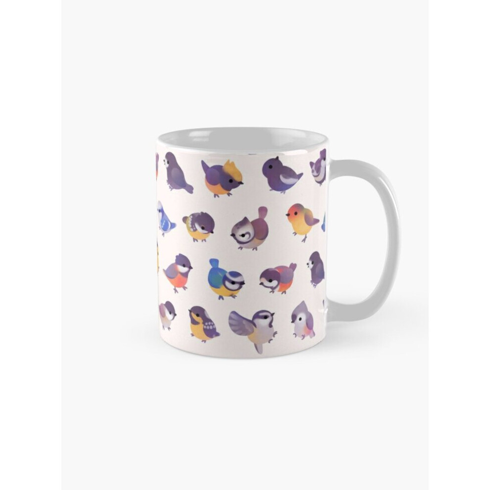 Mugs 11oz Little bird (Paridae) Coffee Ceramic Mug Funny Anniversary Novelty Christmas Gift