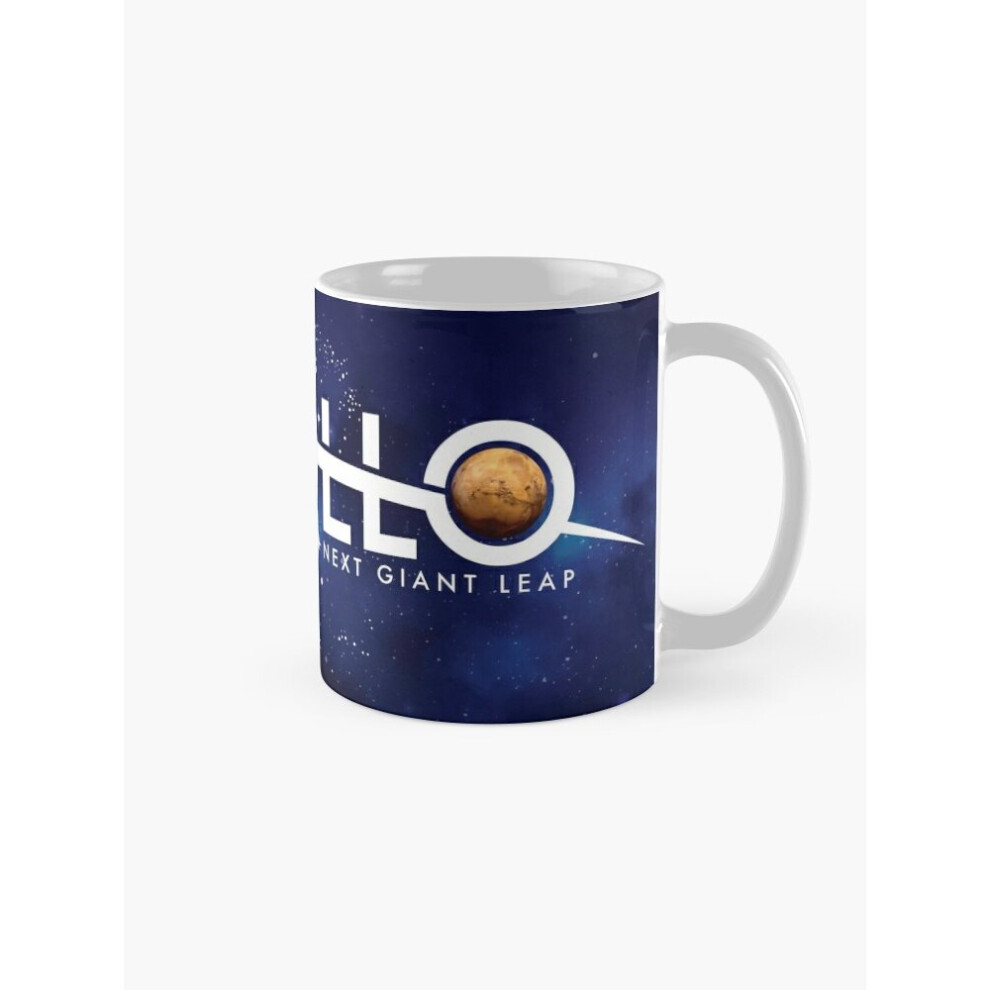 Mugs 11oz Apollo 50th Logo - Next Giant Leap - First the Moon, next Mars! Coffee Ceramic Mug Funny Anniversary Novelty Christmas Gift-image-OPC-PC9CTRZ-NEW