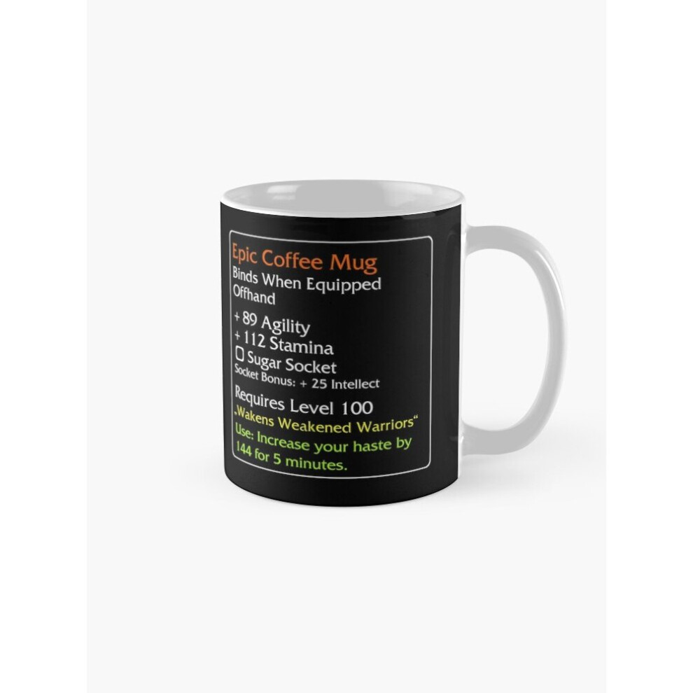 Whibos Mugs 11Oz Epic [World Of Warcraft] Coffee Ceramic Mug Funny Anniversary Novelty Christmas Gift
