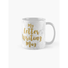 Mugs 11oz My Letter Writing Mug (White Marble) Coffee Ceramic Mug Funny Anniversary Novelty Christmas Gift