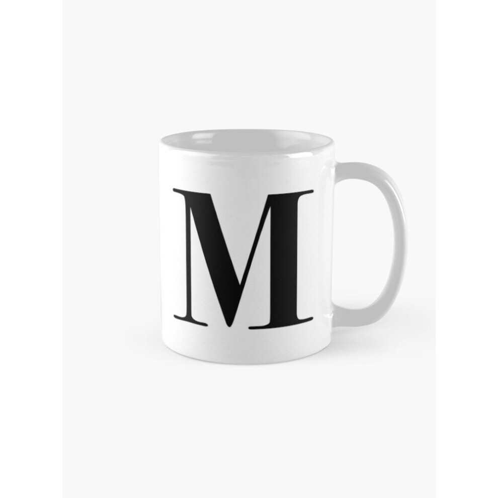 Mugs 11oz Letter M: monogram initial Coffee Ceramic Mug Funny Anniversary Novelty Christmas Gift-image-OPC-PC9CVPJ-NEW