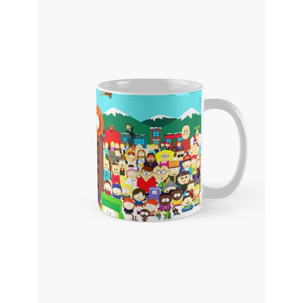 Whibos Mugs 11Oz South Park All Characters Coffee Ceramic Mug Funny Anniversary Novelty Christmas Gift