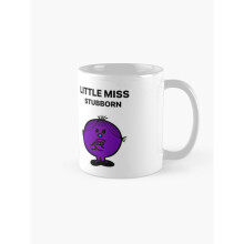 Mugs 11oz Little Miss Stubborn Coffee Ceramic Mug Funny Anniversary Novelty Christmas Gift