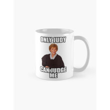 Only Judy Can Judge Me! 11oz Ceramic Mug - Funny Anniversary Novelty Coffee Cup Gift for Christmas