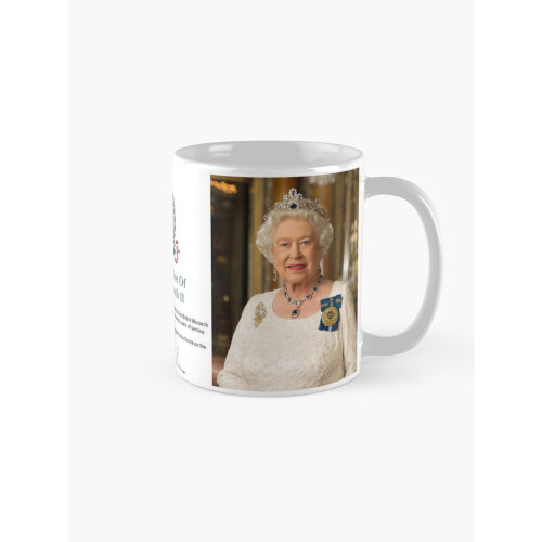 Mugs 11oz Platinum Jubilee of Elizabeth II Queen Of England With Crest ...