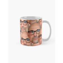 Mugs 11oz Stanley Tucci head design Coffee Ceramic Mug Funny Anniversary Novelty Christmas Gift