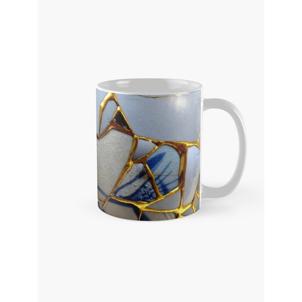 Whibos Mugs 11Oz Kintsugi Coffee Ceramic Mug Funny Anniversary Novelty Christmas Gift