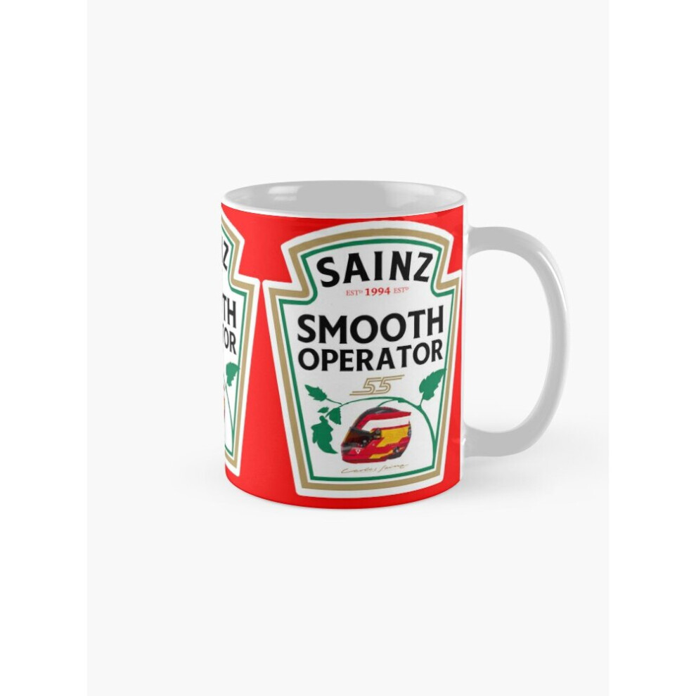 Mugs 11oz Sainz Smooth Operator  Coffee Ceramic Mug Funny Anniversary Novelty Christmas Gift