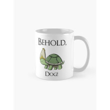 11oz Elden Ring Behold, Dog! Ceramic Coffee Mug - Funny Novelty Gift for Anniversary & Christmas