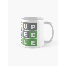 Mugs 11oz Wordle, Wake up coffee Wordle, Wordle addict Coffee Ceramic Mug Funny Anniversary Novelty Christmas Gift