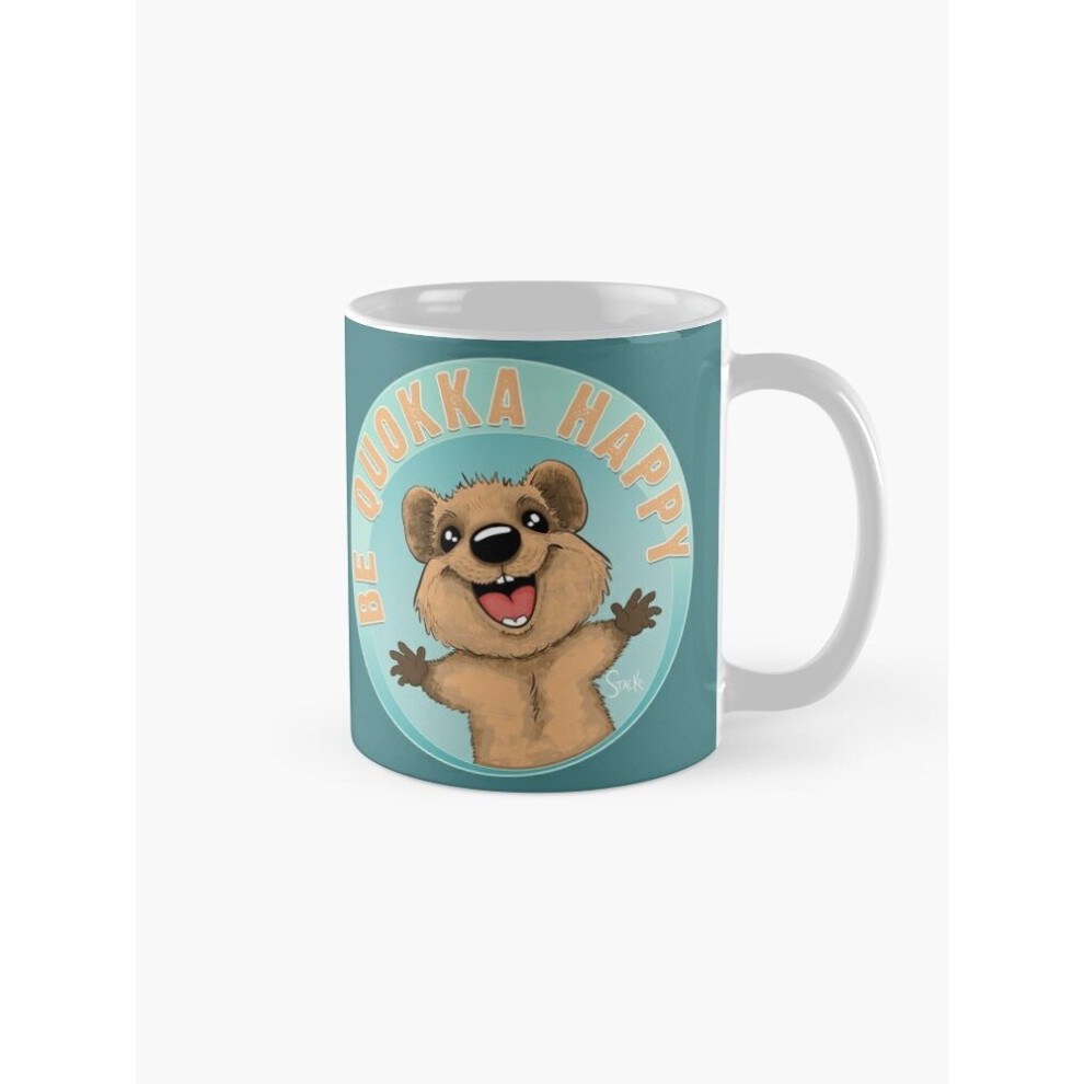 Mugs 11oz Be Quokka Happy Coffee Ceramic Mug Funny Anniversary Novelty Christmas Gift-image-OPC-PC9CYSZ-NEW