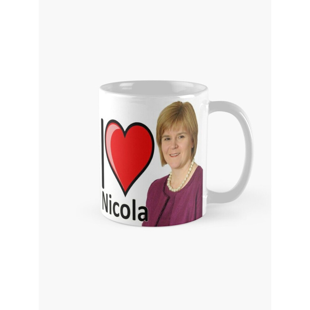 Whibos Mugs 11Oz I Love Nicola Sturgeon Coffee Ceramic Mug Funny Anniversary Novelty Christmas Gift