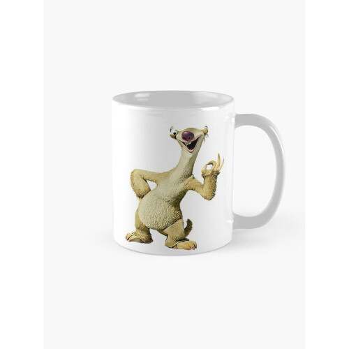 Mugs 11oz Sid the sloth Coffee Ceramic Mug Funny Anniversary Novelty Christmas Gift