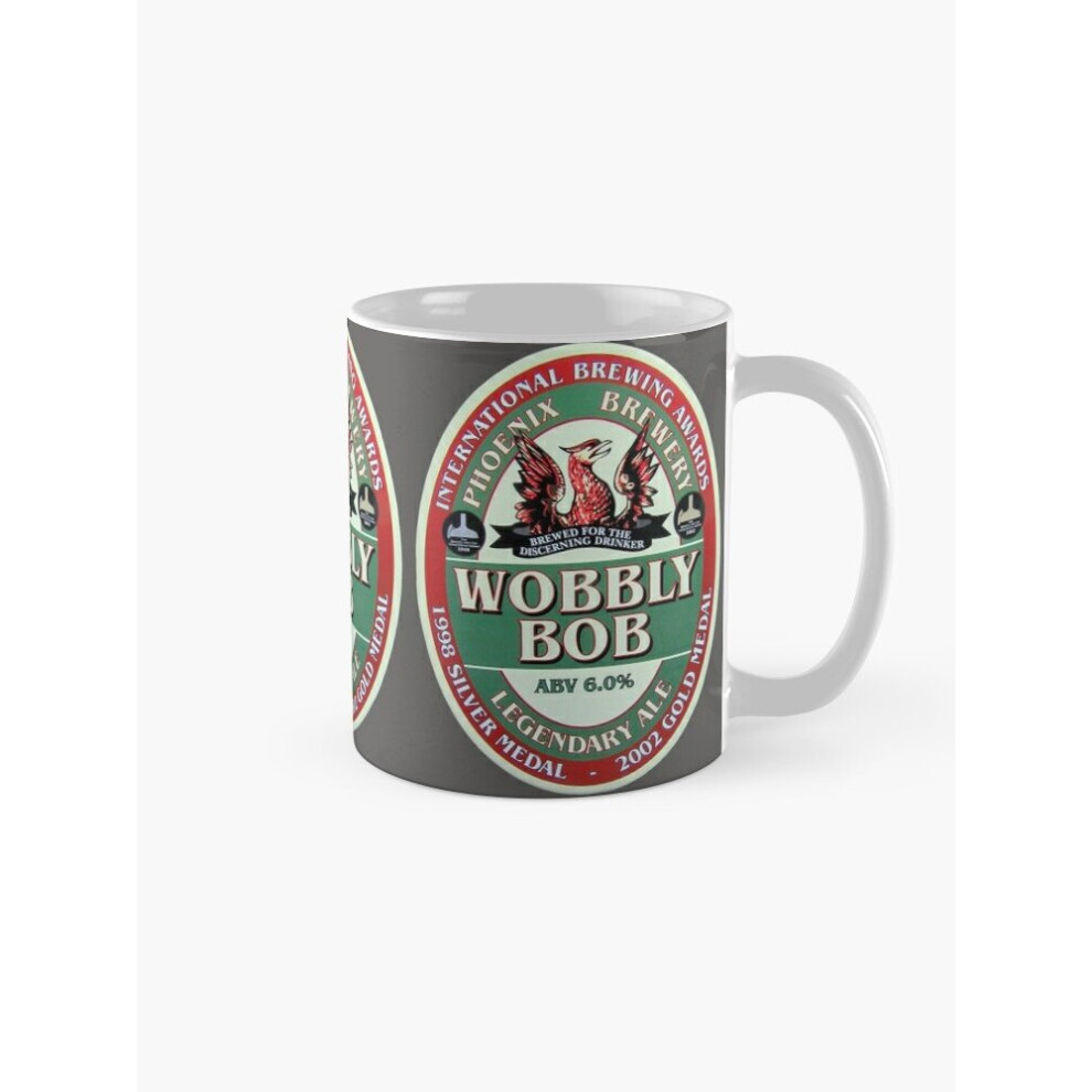 Wobbly Bob Legendary Ale Pump Clip 11oz Ceramic Mug - Double-Sided, Funny Anniversary Novelty Gift-image-OPC-PC9CZMW-NEW