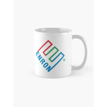 Mugs 11oz Enron Logo Coffee Ceramic Mug Funny Anniversary Novelty Christmas Gift