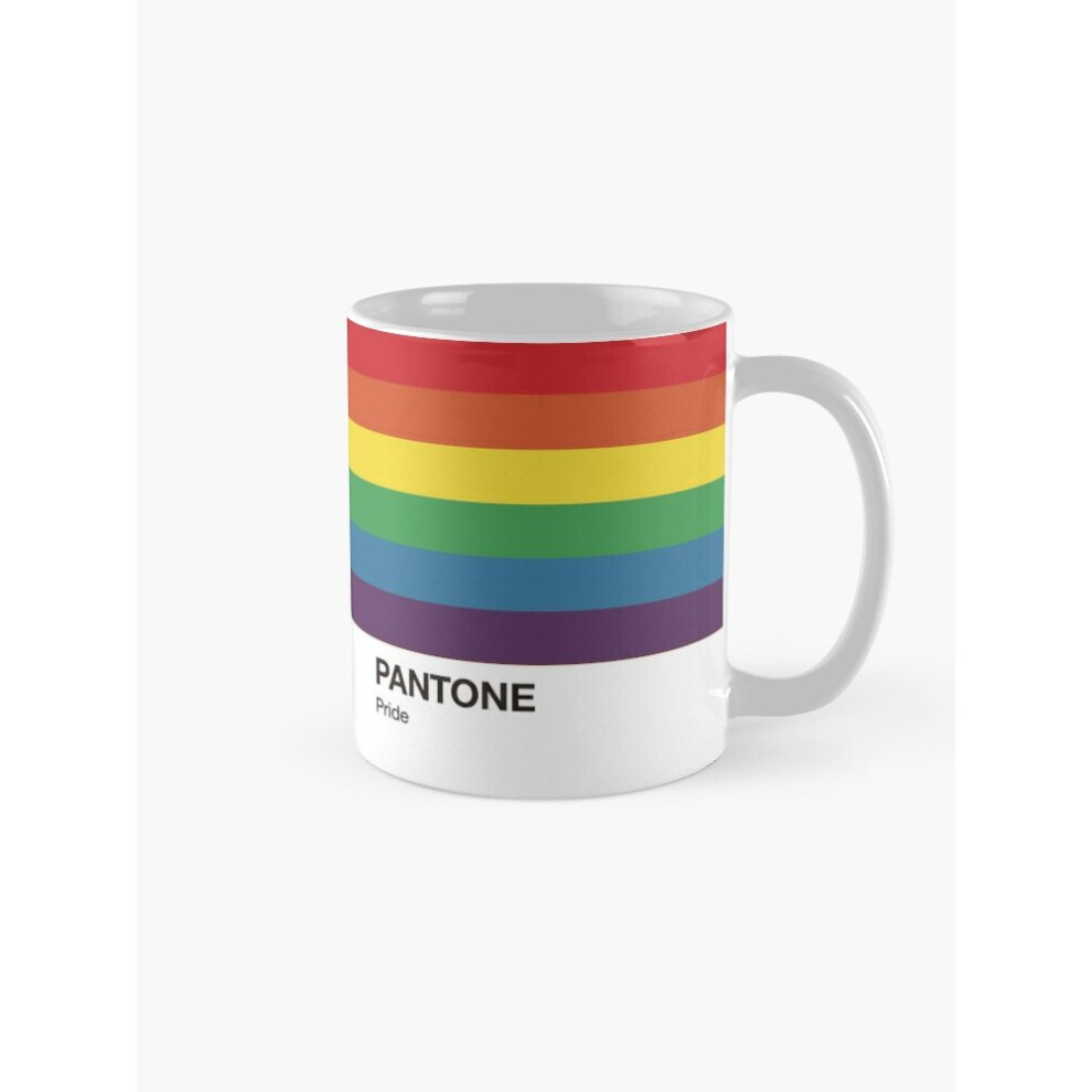 Whibos Mugs 11Oz Pantone Pride Coffee Ceramic Mug Funny Anniversary Novelty Christmas Gift