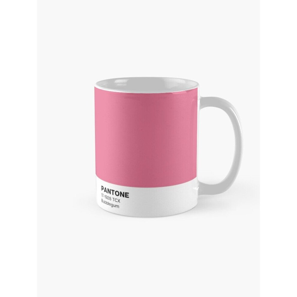 Pantone Bubblegum 11oz Ceramic Coffee Mug - Funny Anniversary & Christmas Gift, Novelty Mug
